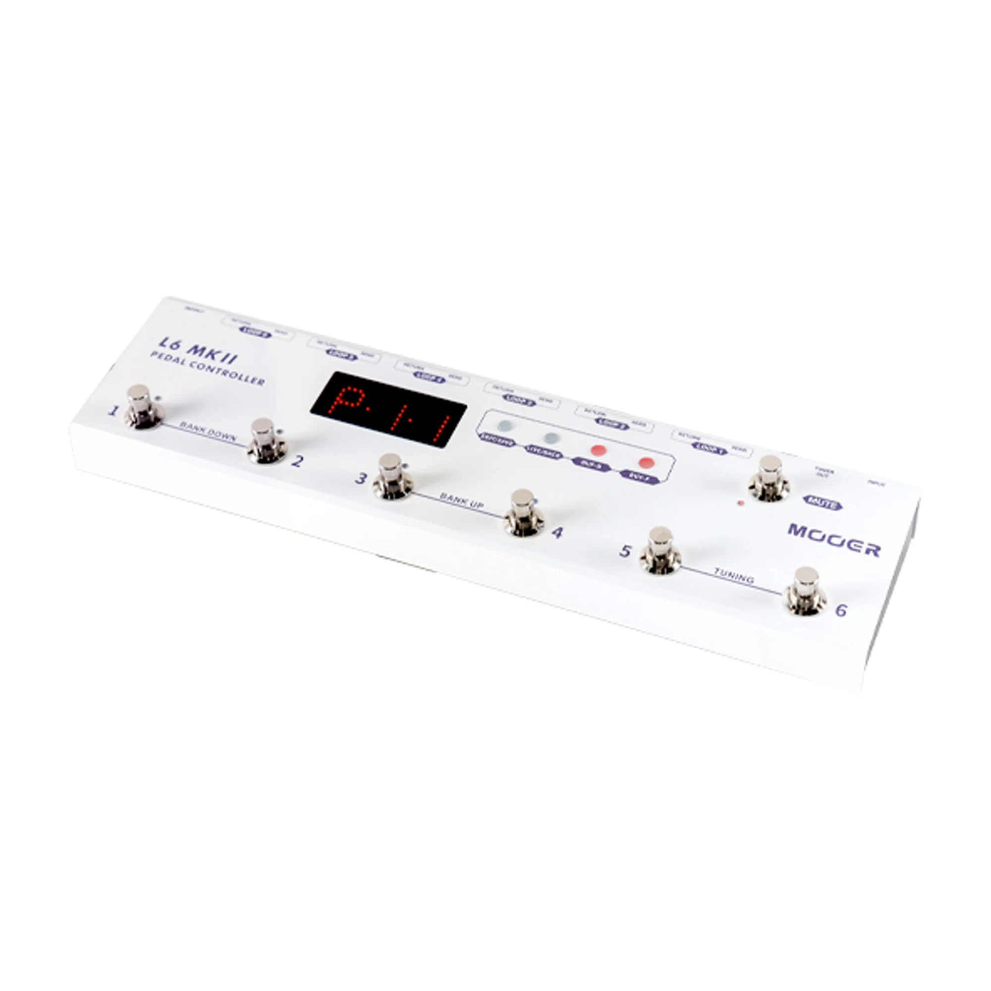 Mooer Controller L6 MkII White Pedalboard - Image 2