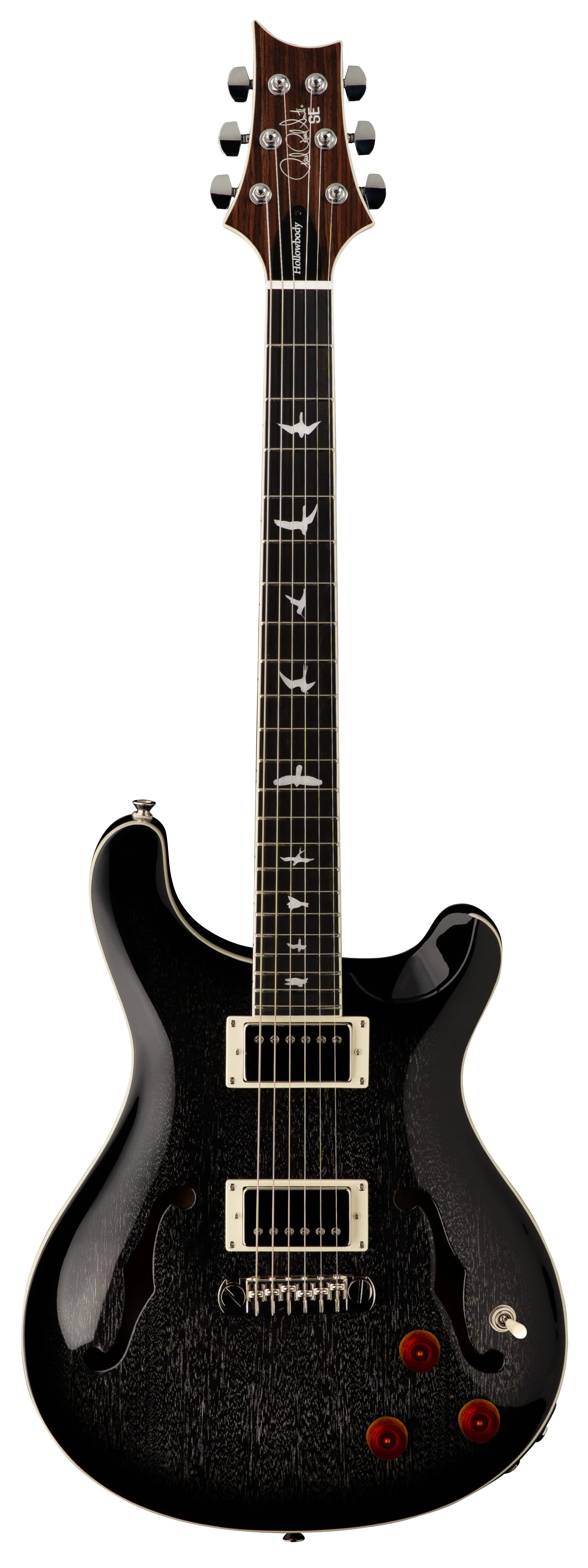 PRS GUITARS SE HOLLOWBODY STANDARD PIEZO DH DOG HAIR SMOKEBURST