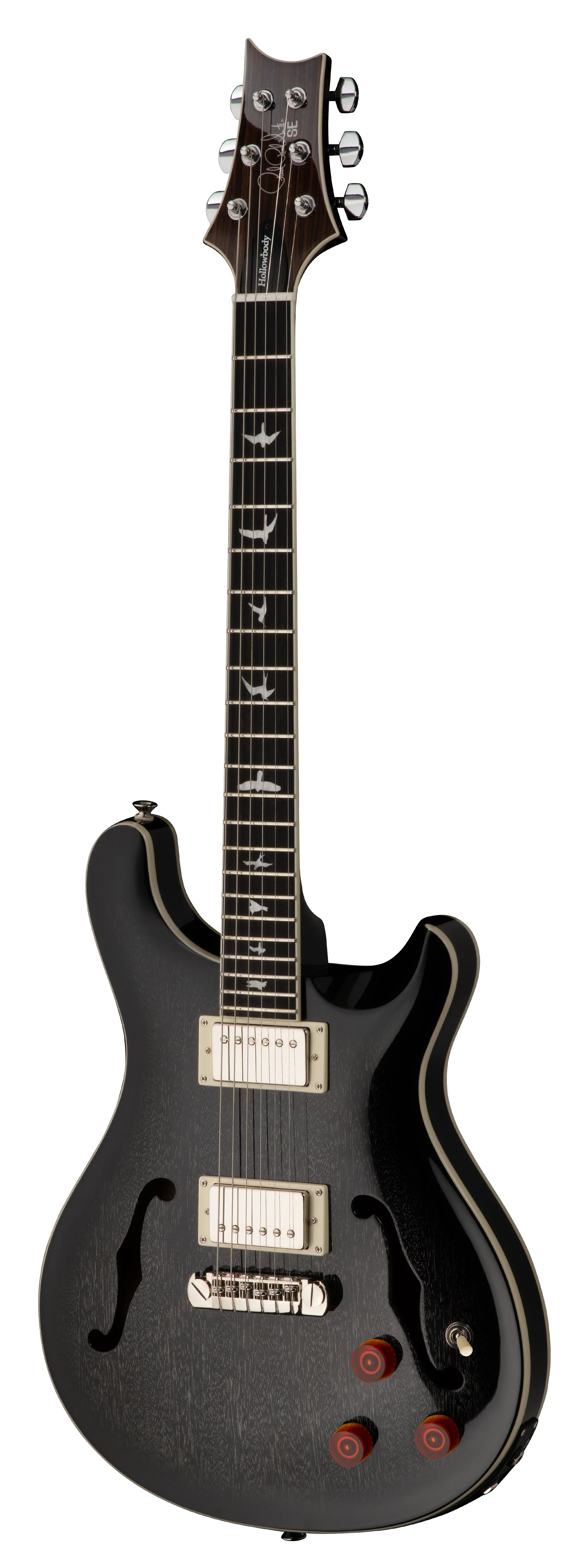 PRS GUITARS SE HOLLOWBODY STANDARD PIEZO DH DOG HAIR SMOKEBURST - Image 3