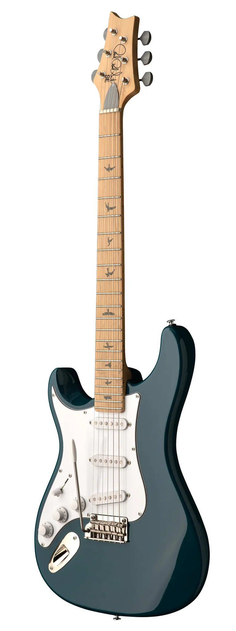PRS GUITARS SE SILVER SKY MAPLE LH NYLON BLUE - Image 3