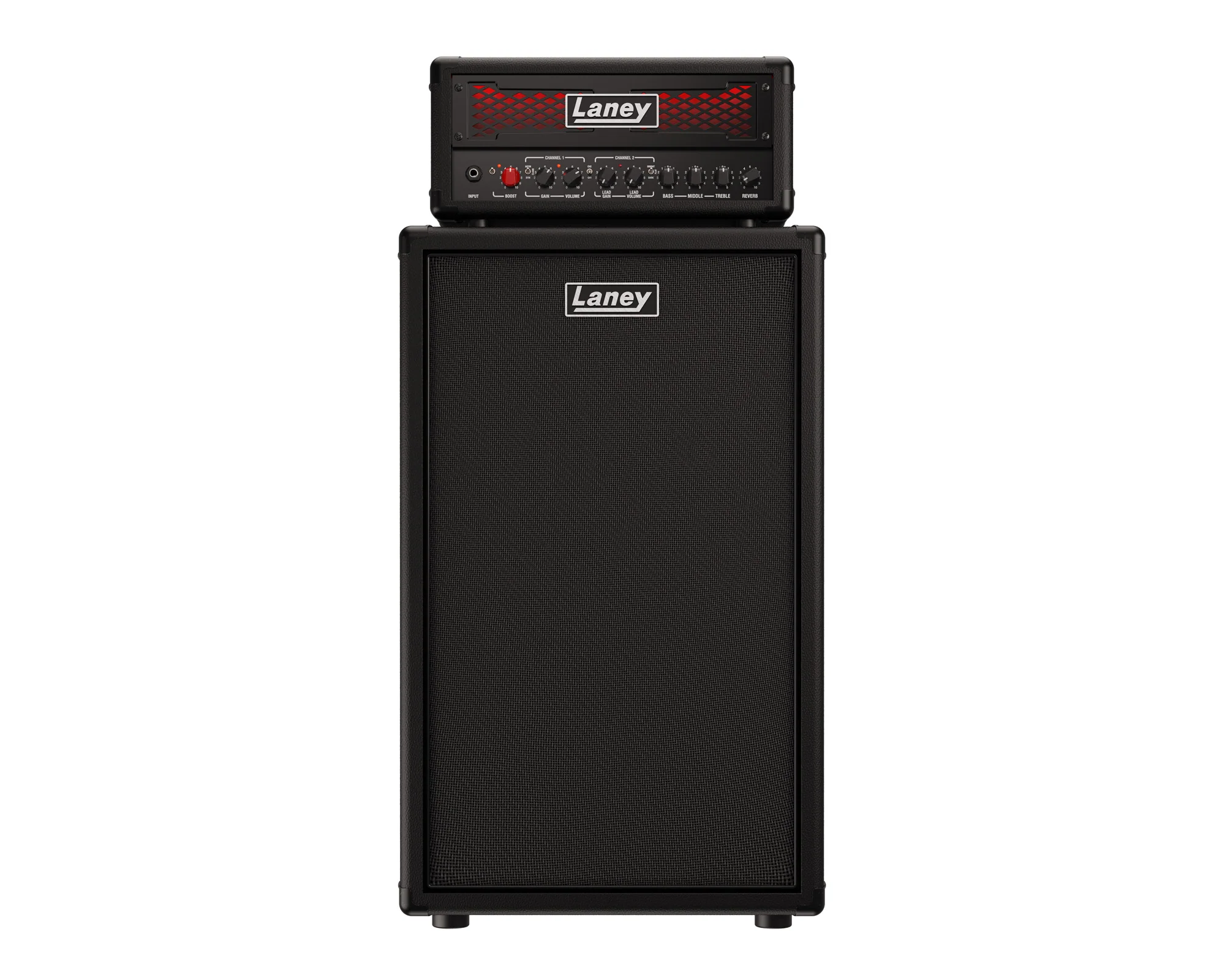 Laney IRF-DUALR-212 Rig: IRF-Dualtop and 2X12" Speaker Cabinet
