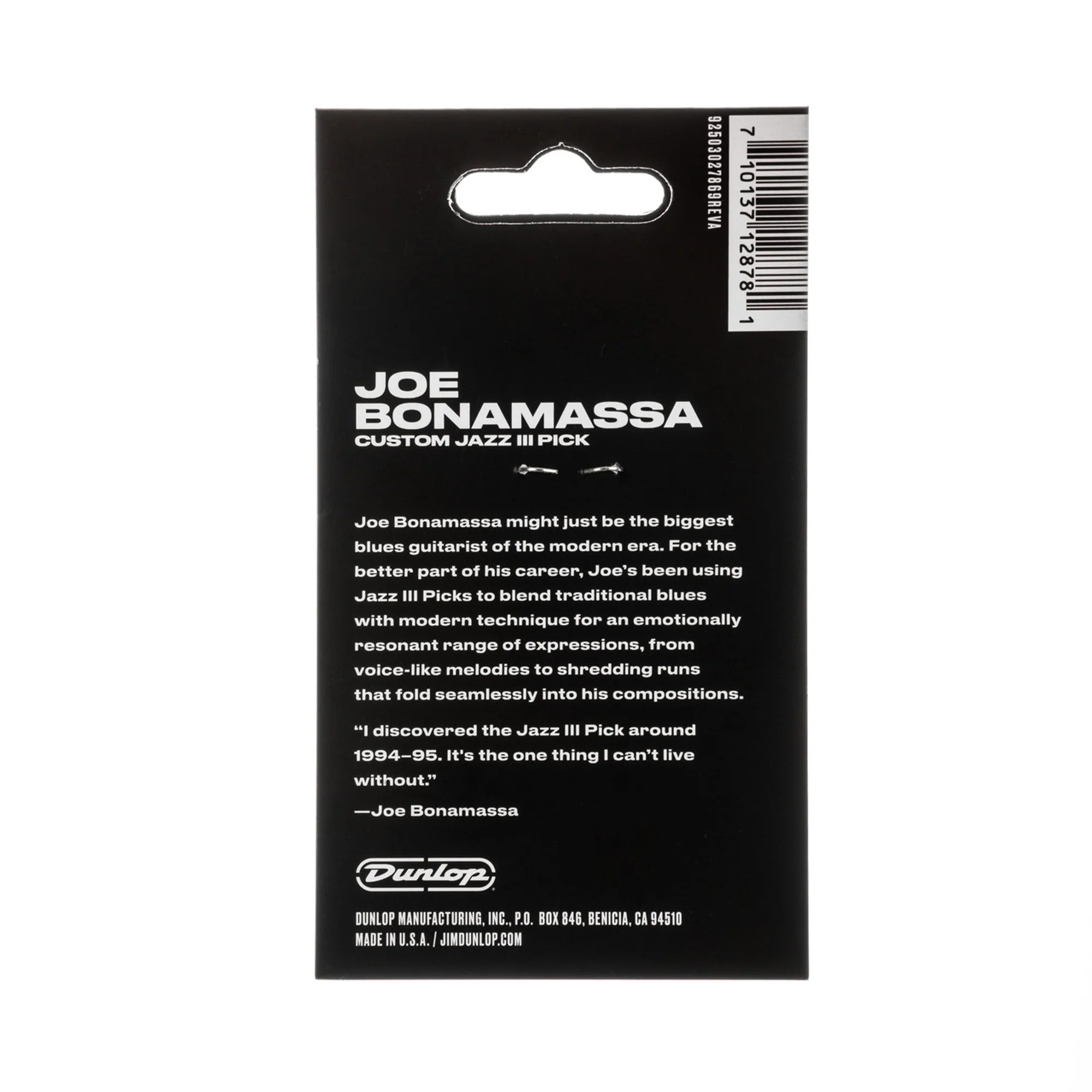 Dunlop Sachet 6 Picks Joe Bonamassa - Image 2