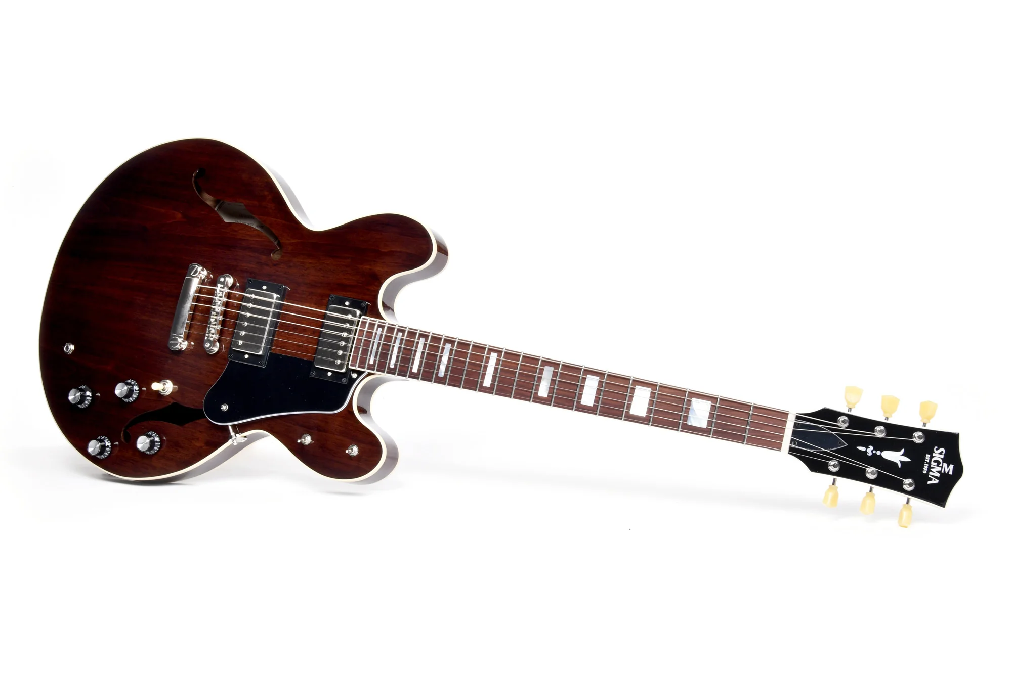 Sigma Hollowbody HBA-102H Dark Stain - Image 5