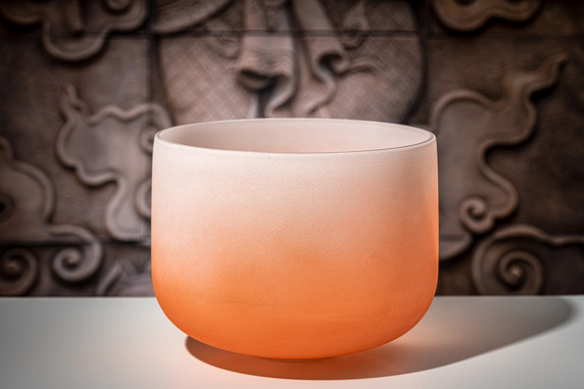 Singing Bowl Sonic Crystal 13" Orange - Image 4