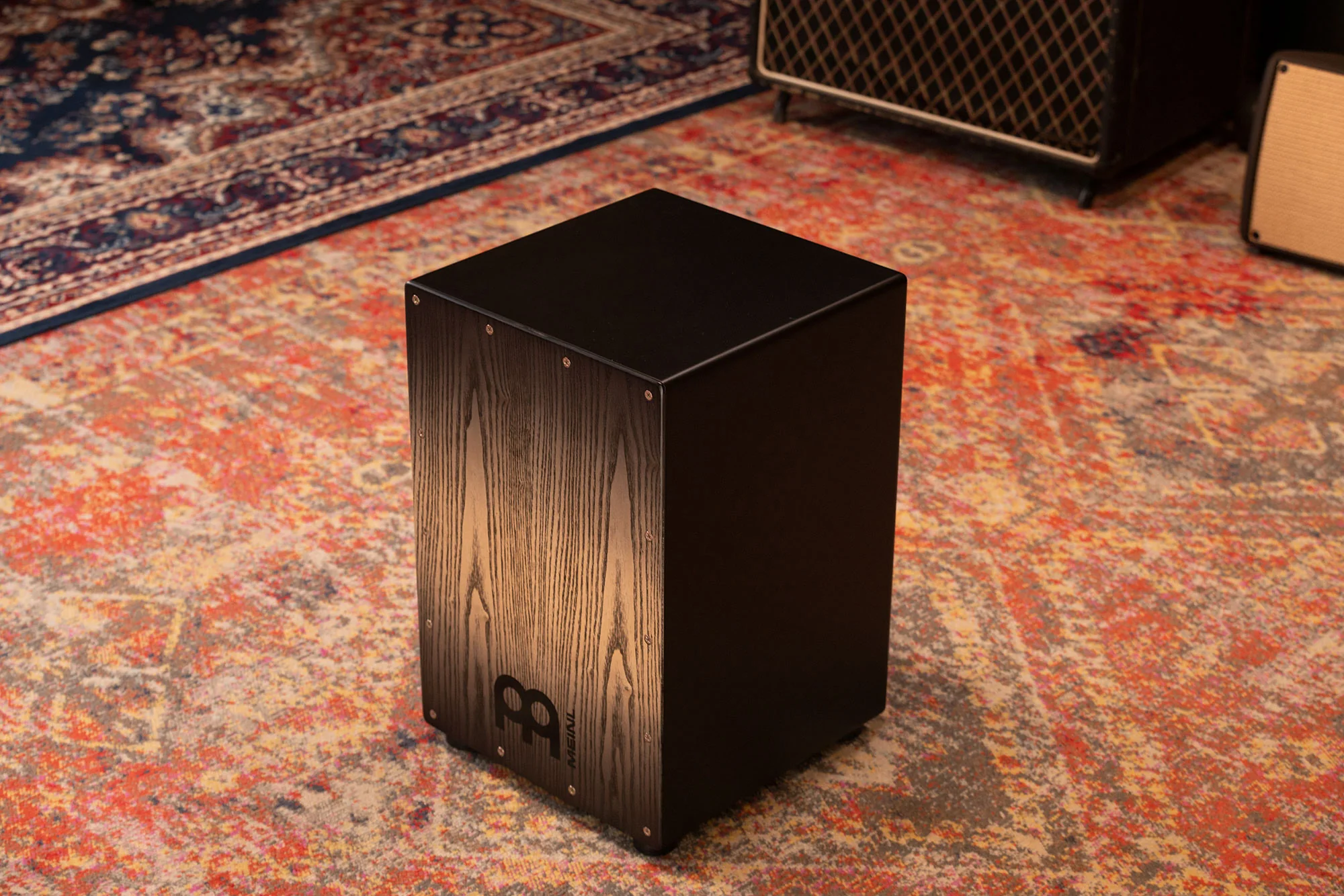 Meinl MCAJ100BK-CBF Snare Cajon Headliner Charcoal - Image 8