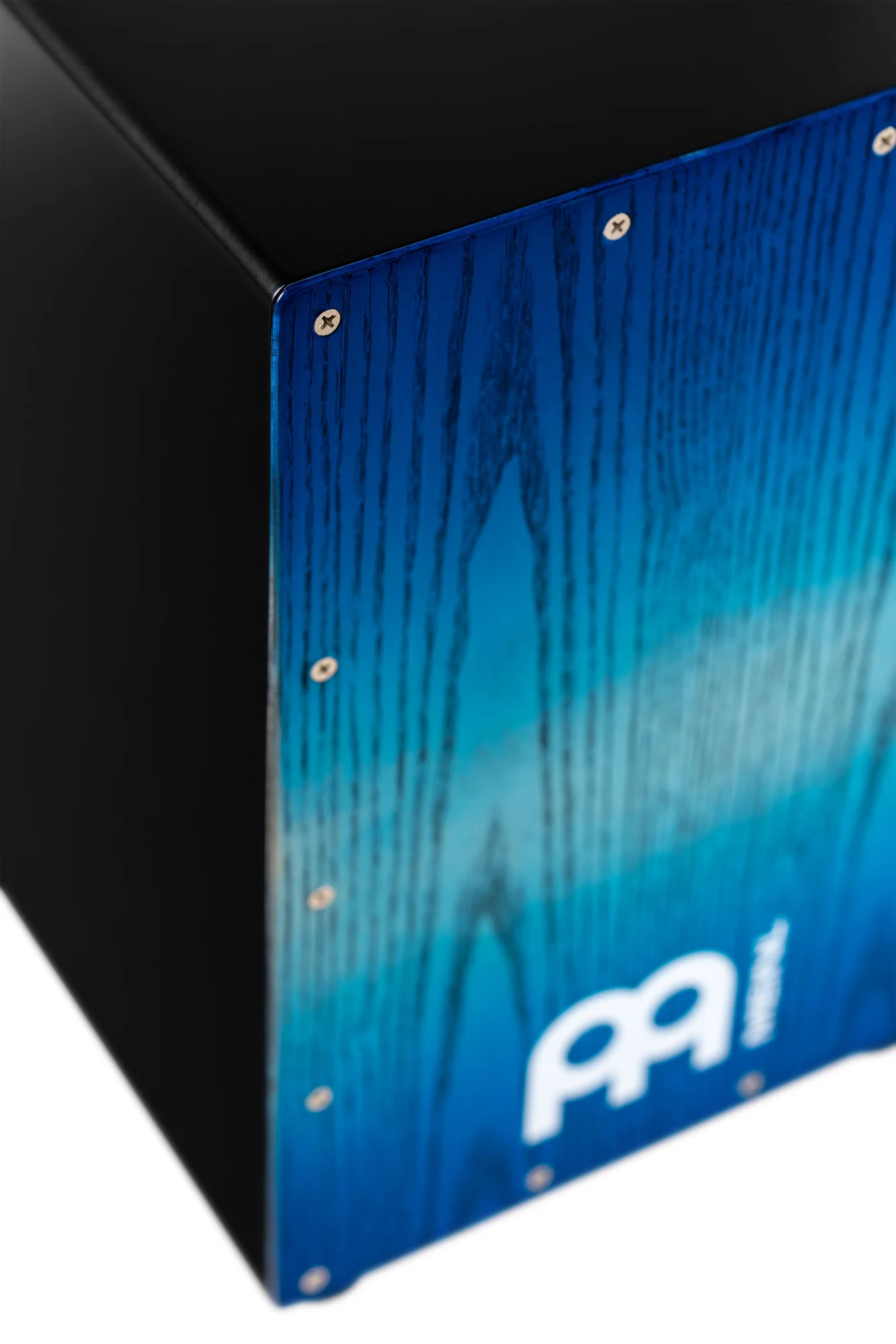 Meinl MCAJ100BK-PBF Snare Cajon Headliner Pacific Blue - Image 3