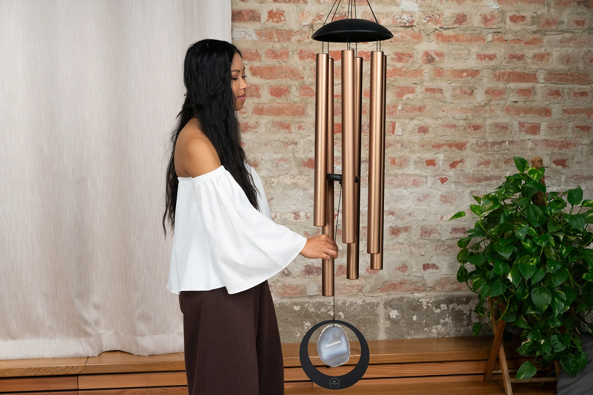 Sonic Energy MCDT50AB Energy Chimes Agate 50", Bronze - Image 3