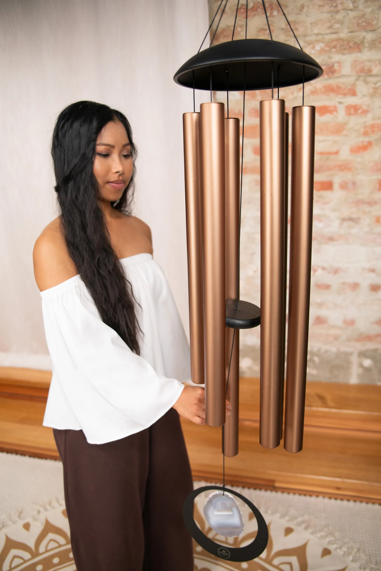 Sonic Energy MCDT50AB Energy Chimes Agate 50", Bronze - Image 4