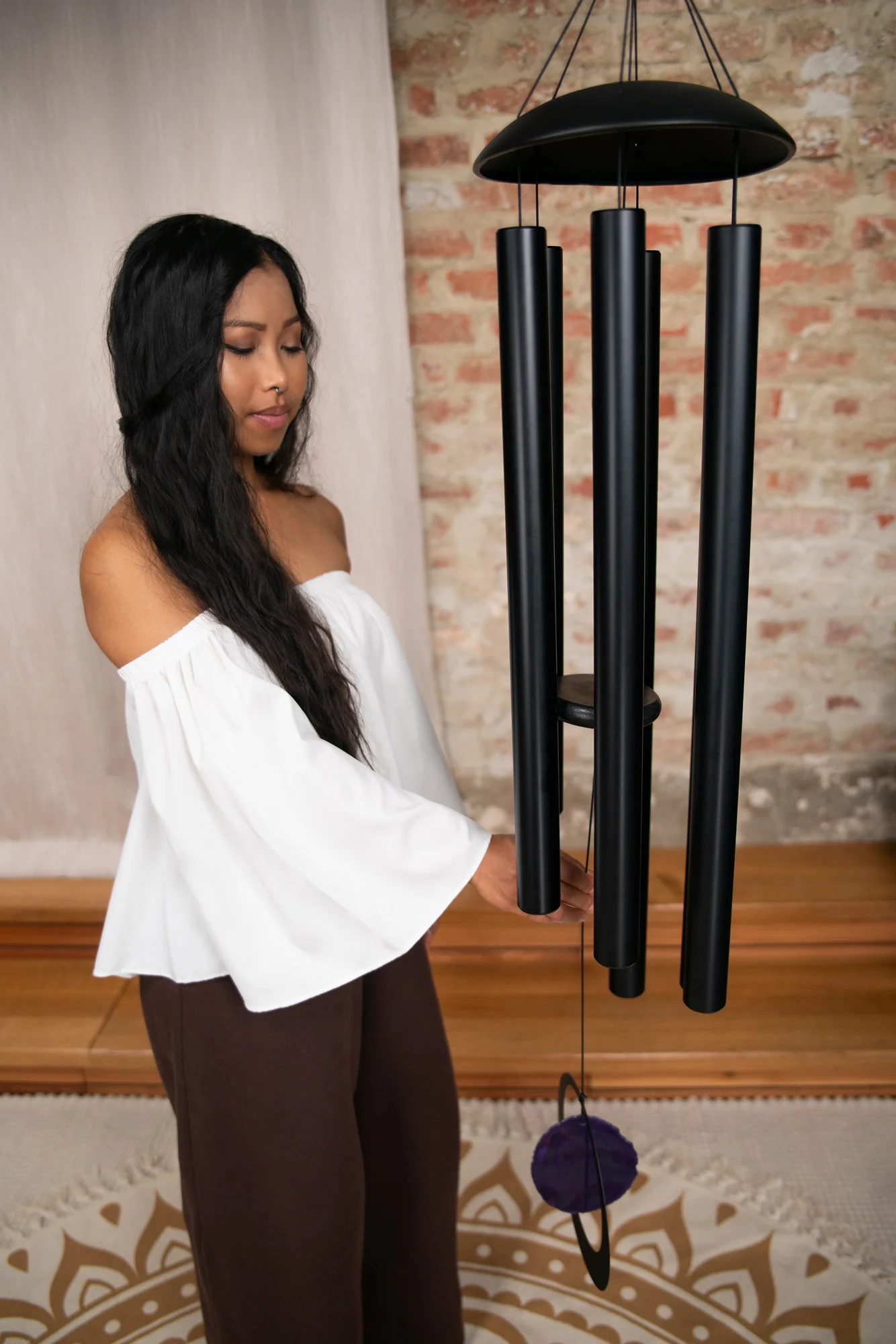 Sonic Energy MCDT50ABK Energy Chimes Agate 50", Black - Image 4
