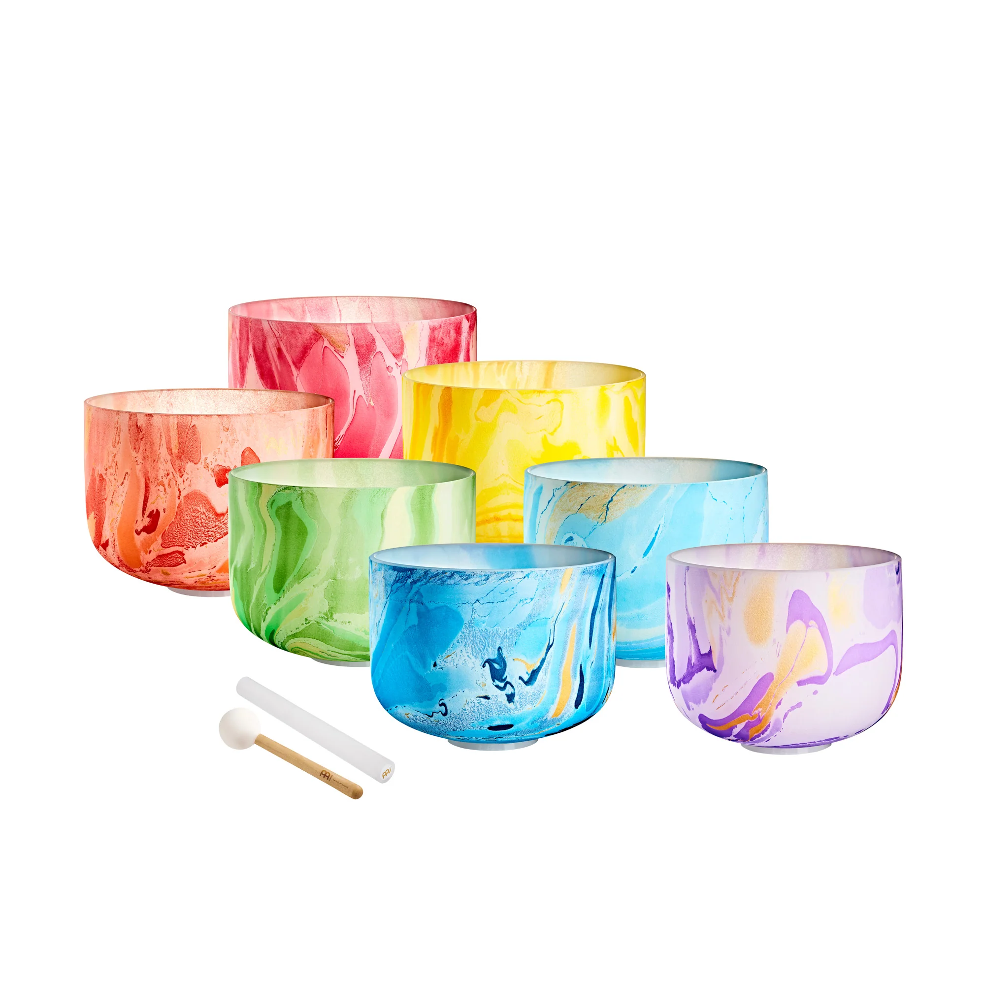 Sonic Energy MCSBSETCHA Energy Set 7 Singing Bowl Crystal