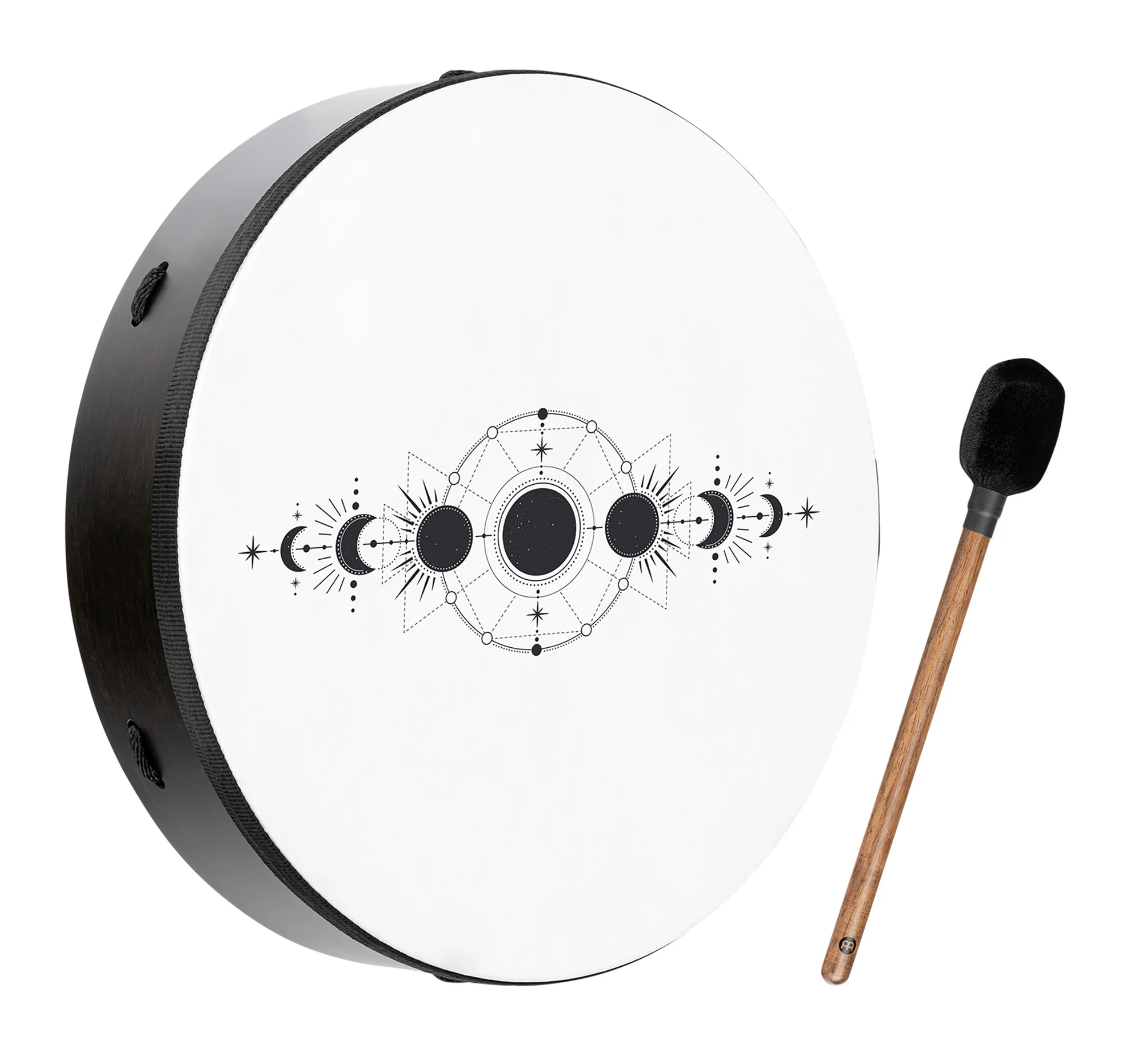 Sonic Energy RD16DWB-SH Energy Ritual Drum 16" Moon Phases - Image 2