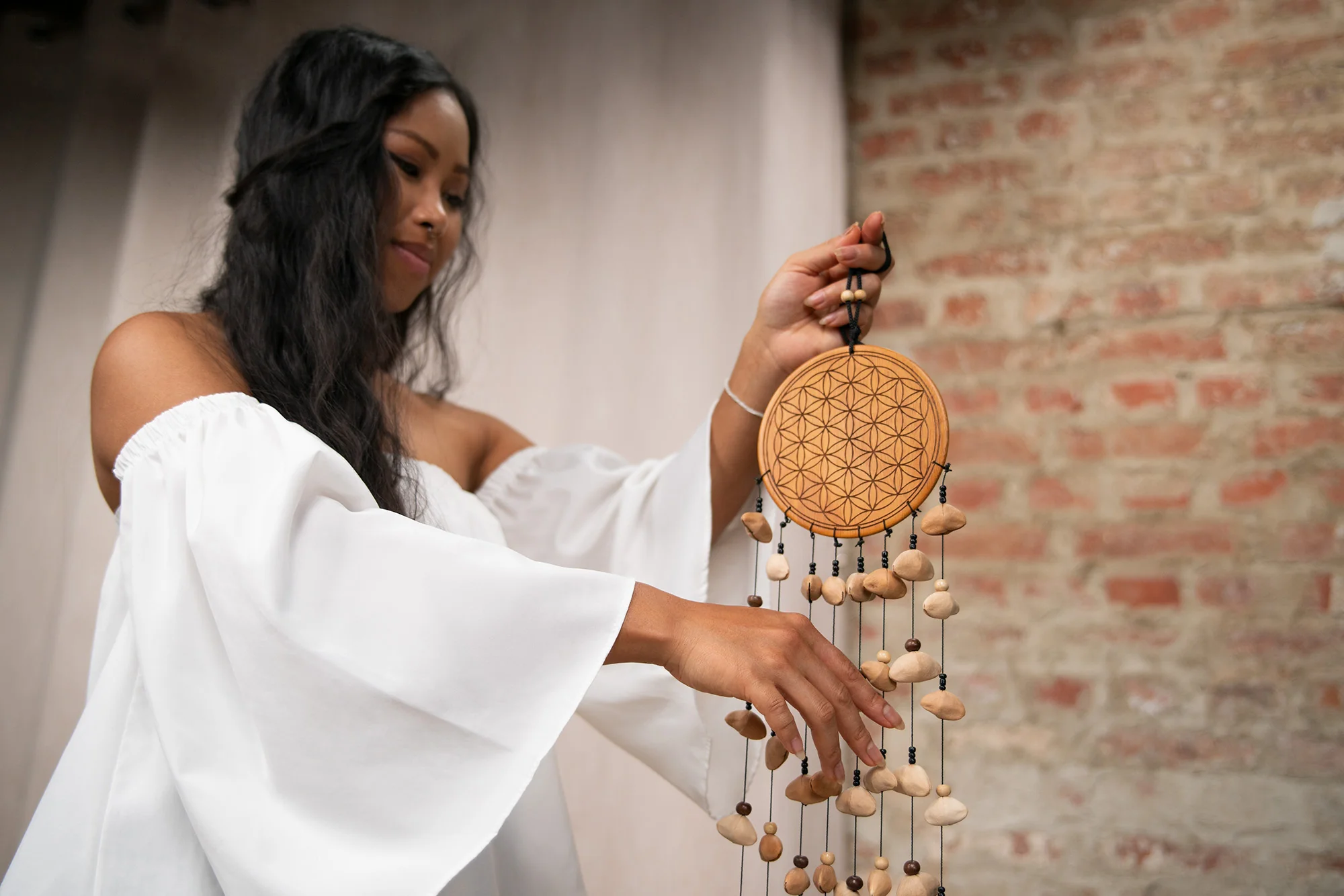 Sonic Energy SKFOLM Energy Kenari Chimes Flower Of Life - Image 3