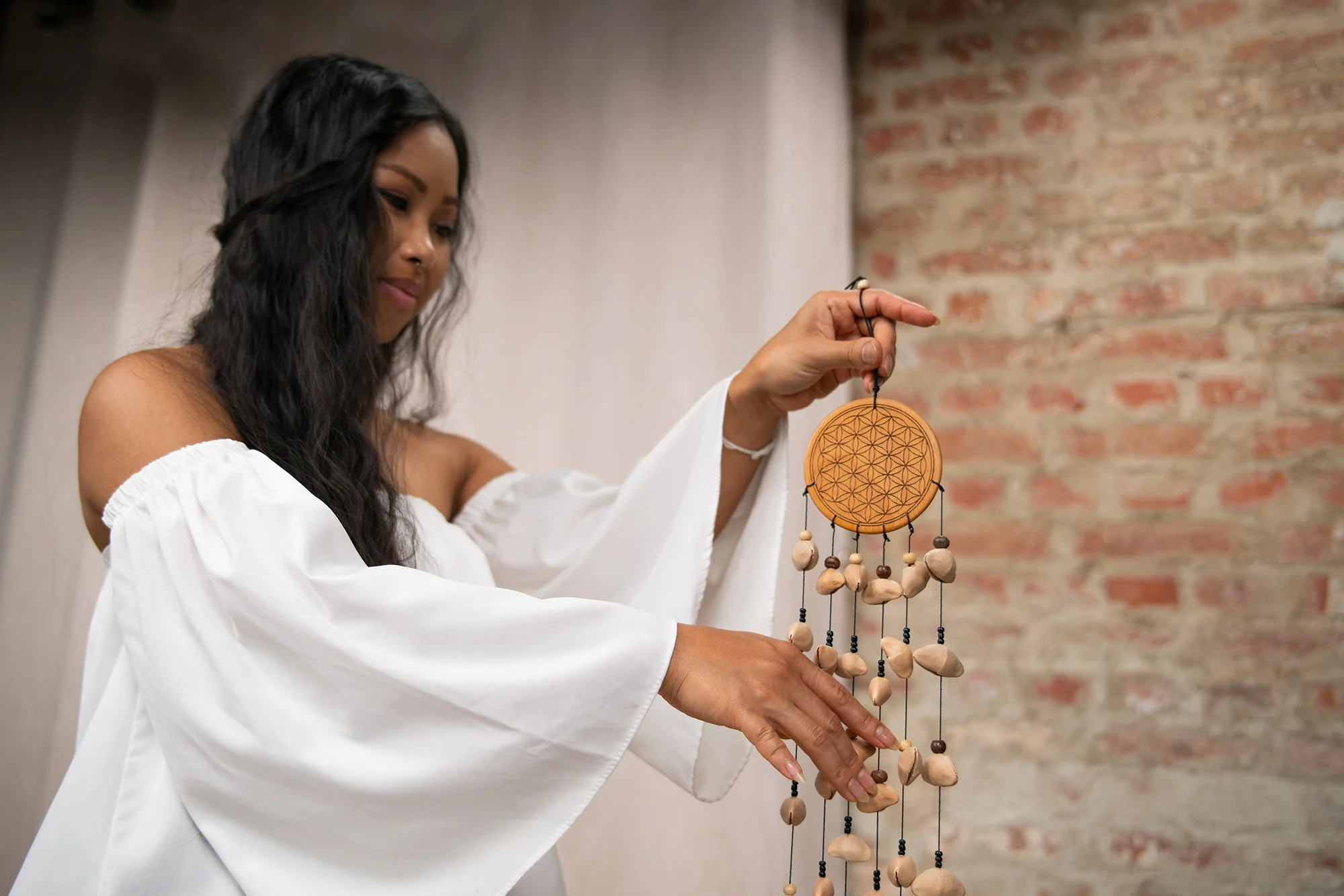 Sonic Energy SKFOLS Energy Kenari Chimes Flower Of Life - Image 3