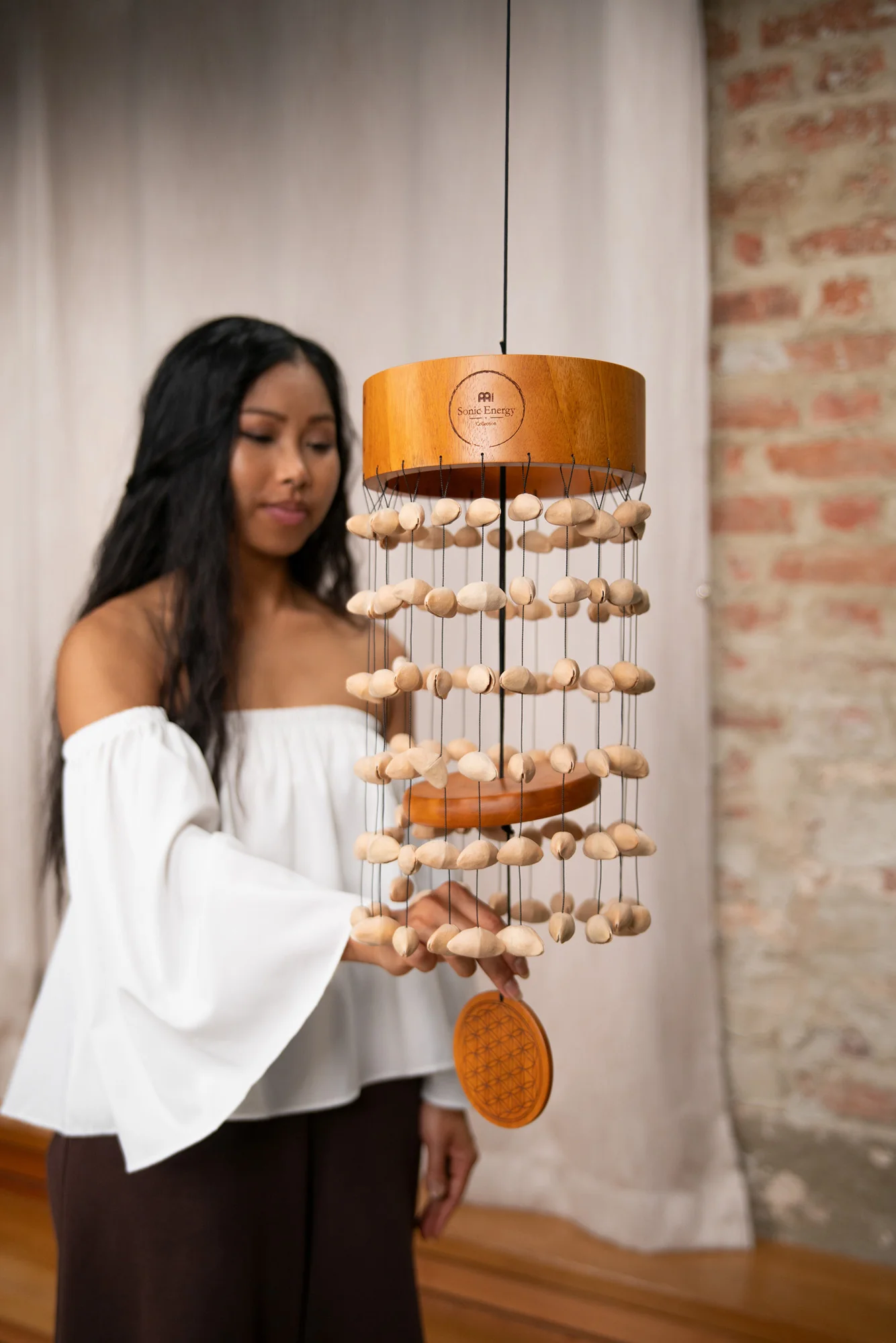 Sonic Energy SKMCHFOL Energy Kenari Chimes Flower of Life - Image 3