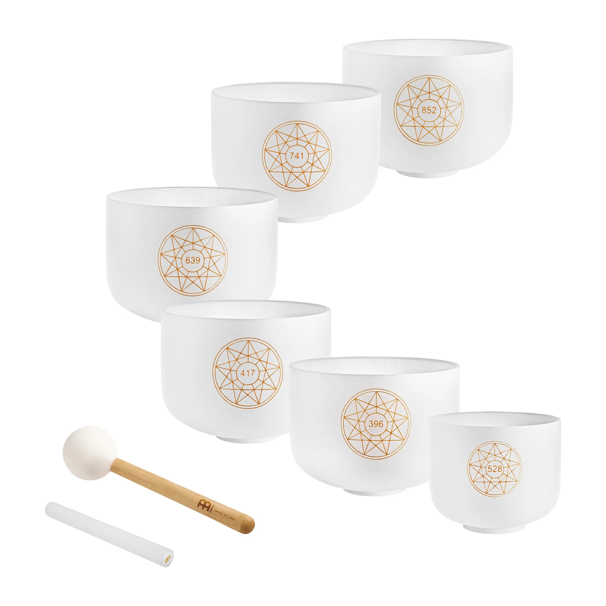 Sonic Energy SOLCSBSET Energy Set Singing Bowl Sonic Crystal Solfeggio