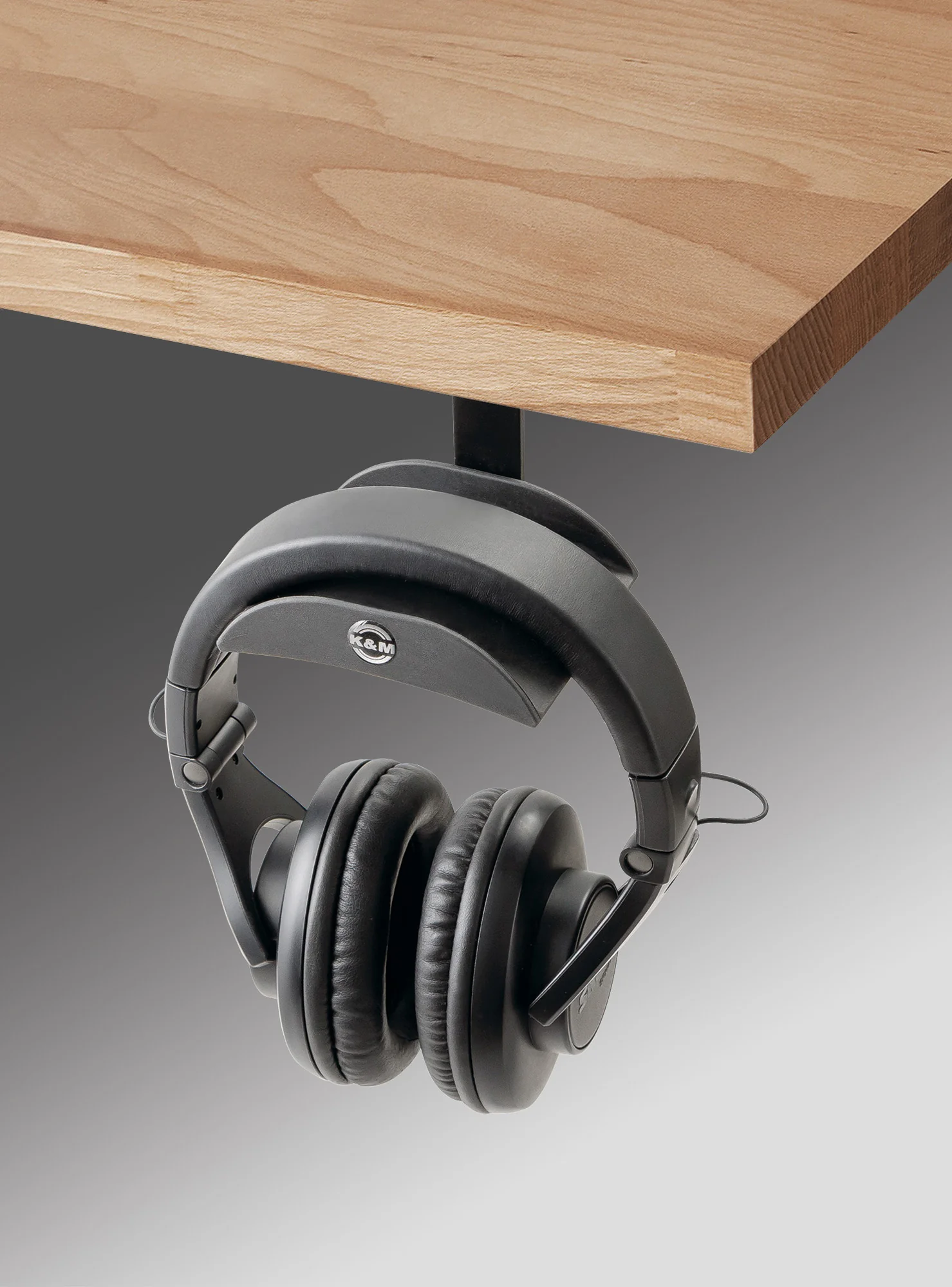 KM Headphone Stand with Under Table Mount - Image 3