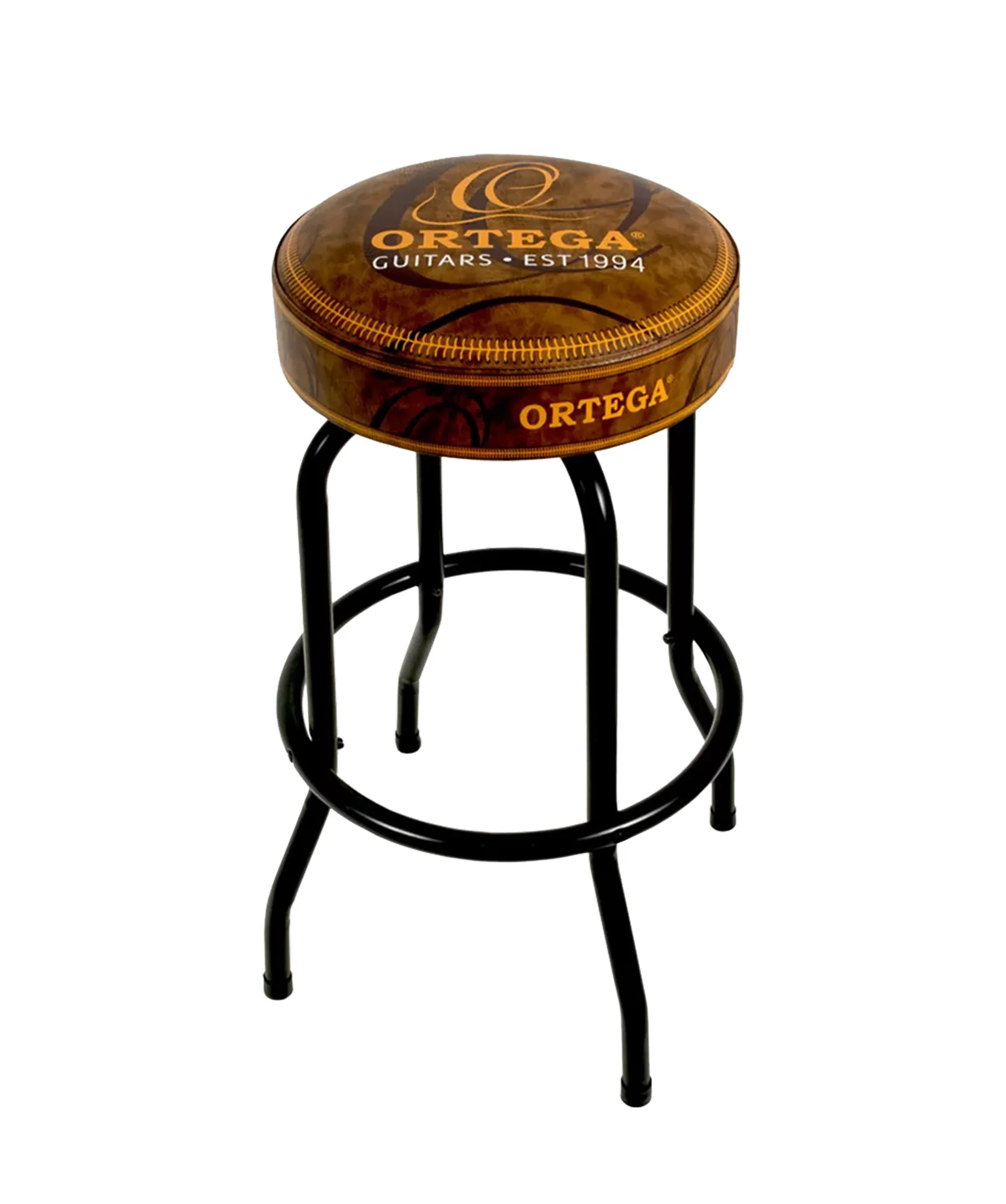 Ortega 30" Stool, Black and Brown