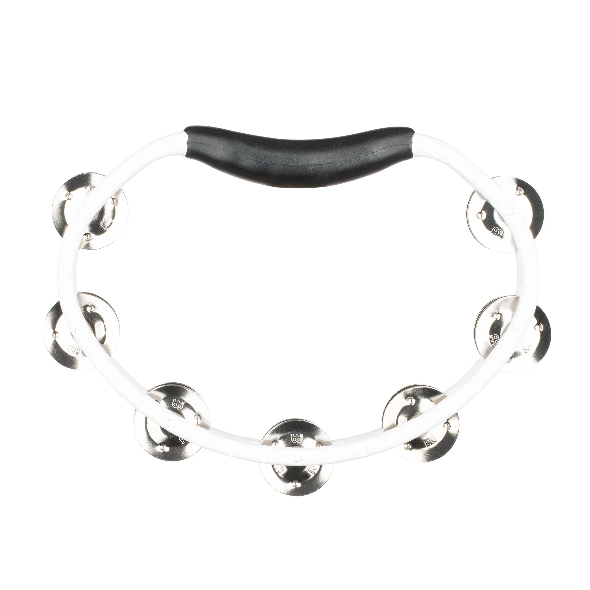 Meinl HTMT1WH ABS Half-Moon Tambourine, White - Image 2