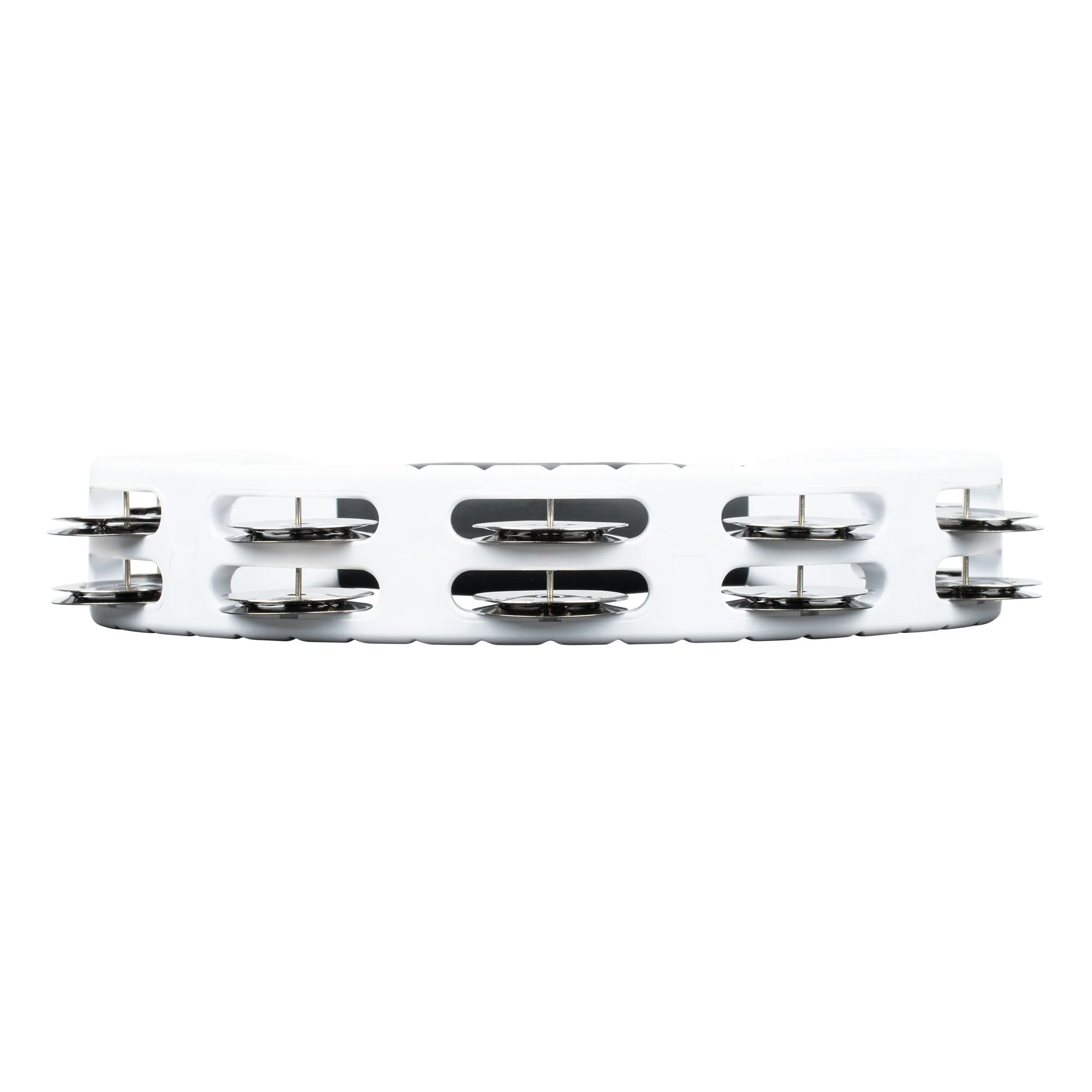 Meinl HTMT1WH ABS Half-Moon Tambourine, White - Image 5