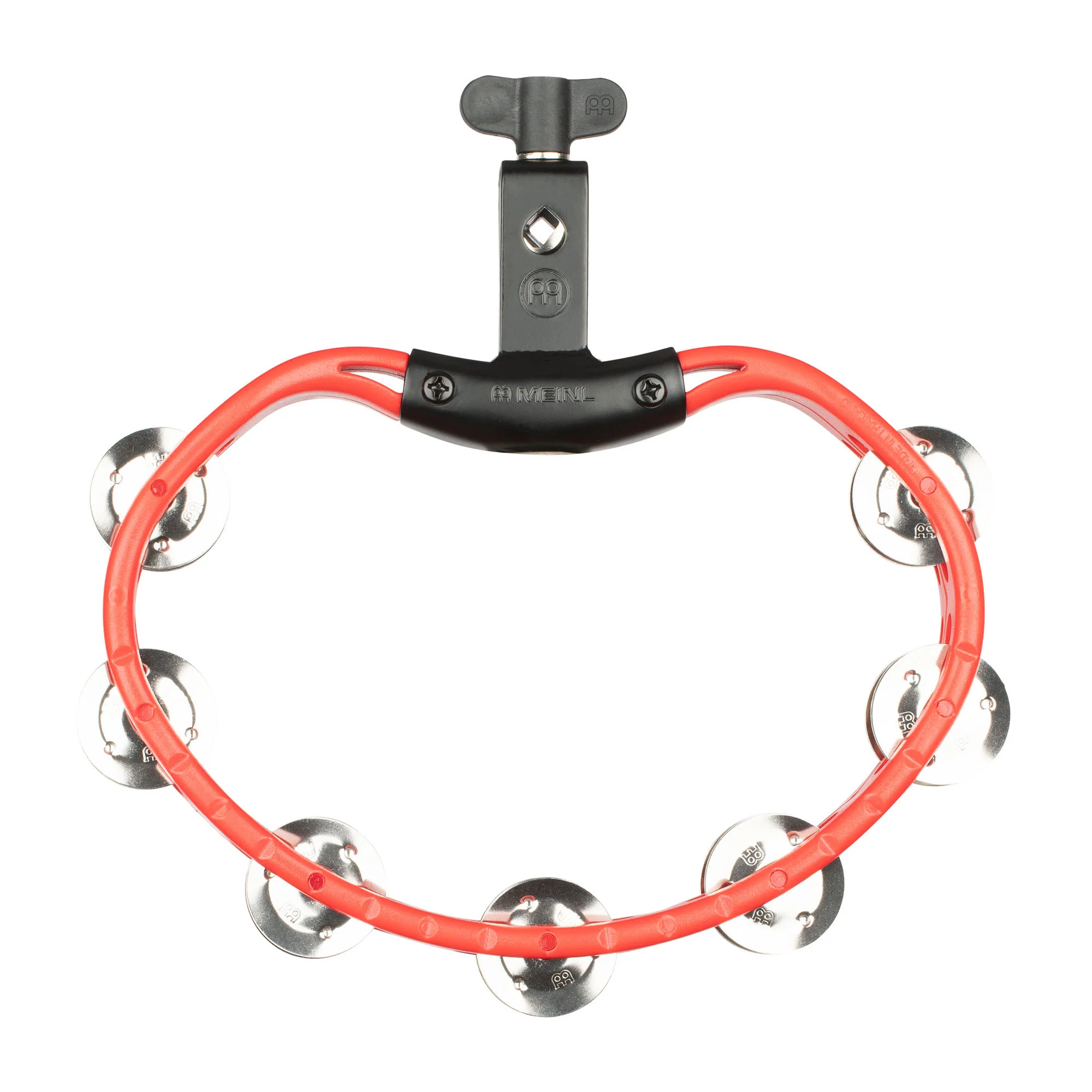 Meinl HTMT2R ABS Half-Moon Tambourine, Red - Image 2