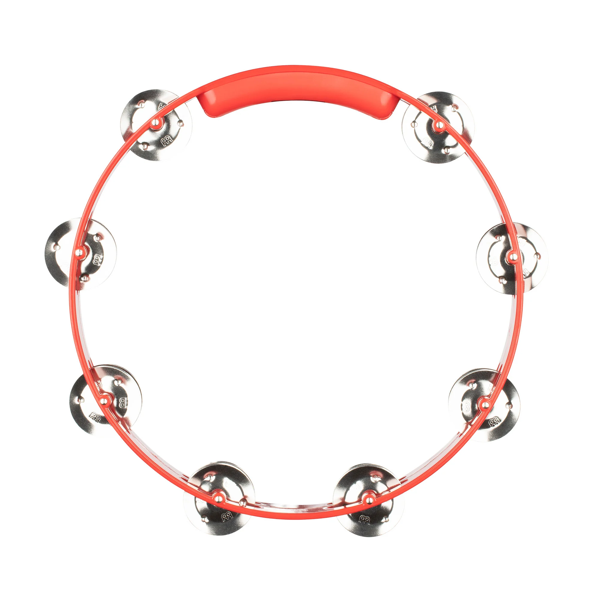 Meinl HTT10R ABS Tambourine, Red, 25cm, 1R Cymb - Image 2