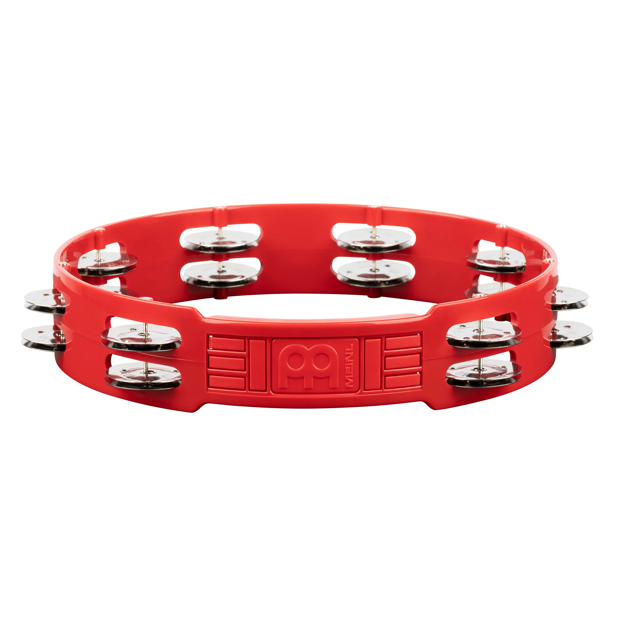 Meinl HTT10R ABS Tambourine, Red, 25cm, 1R Cymb - Image 3