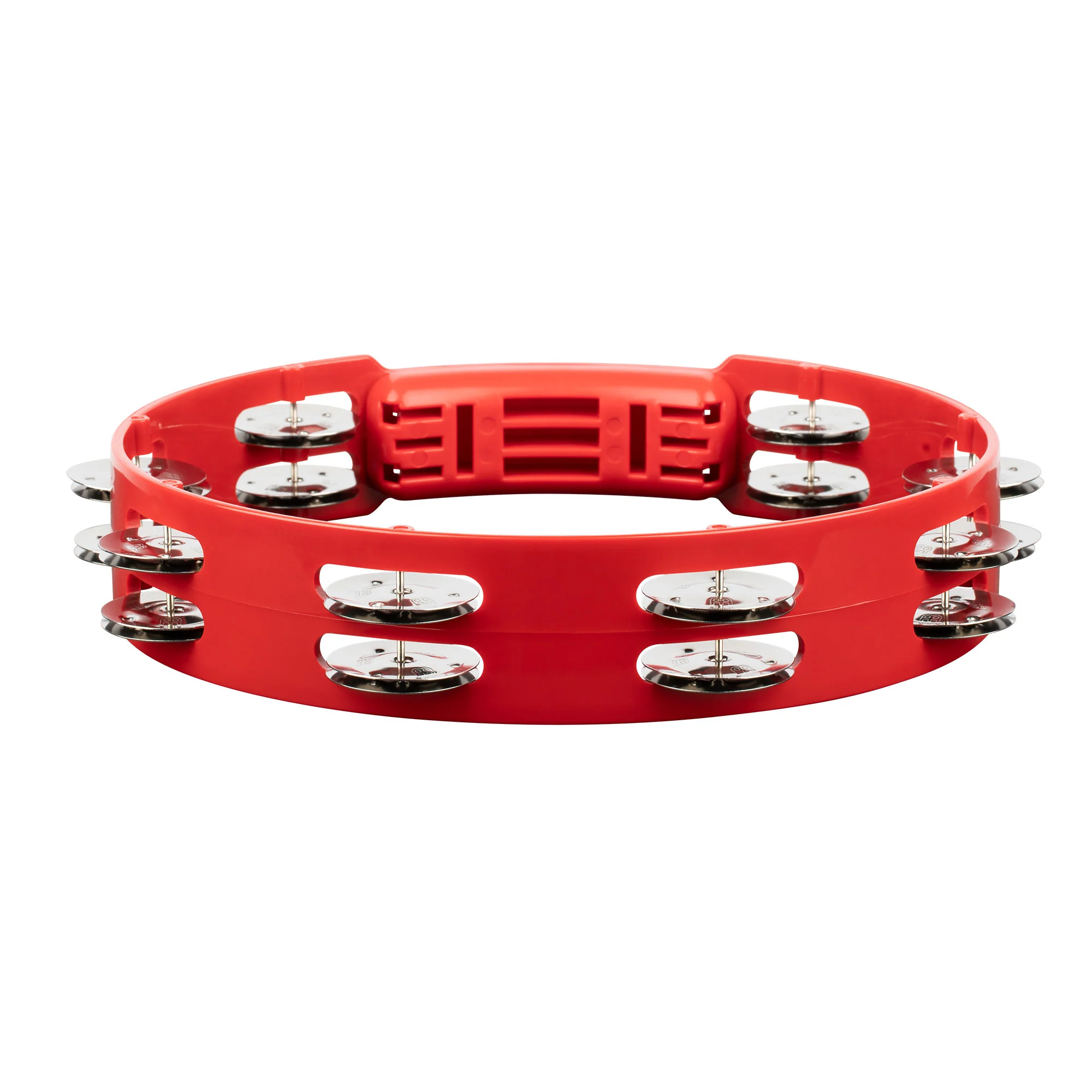 Meinl HTT10R ABS Tambourine, Red, 25cm, 1R Cymb - Image 4