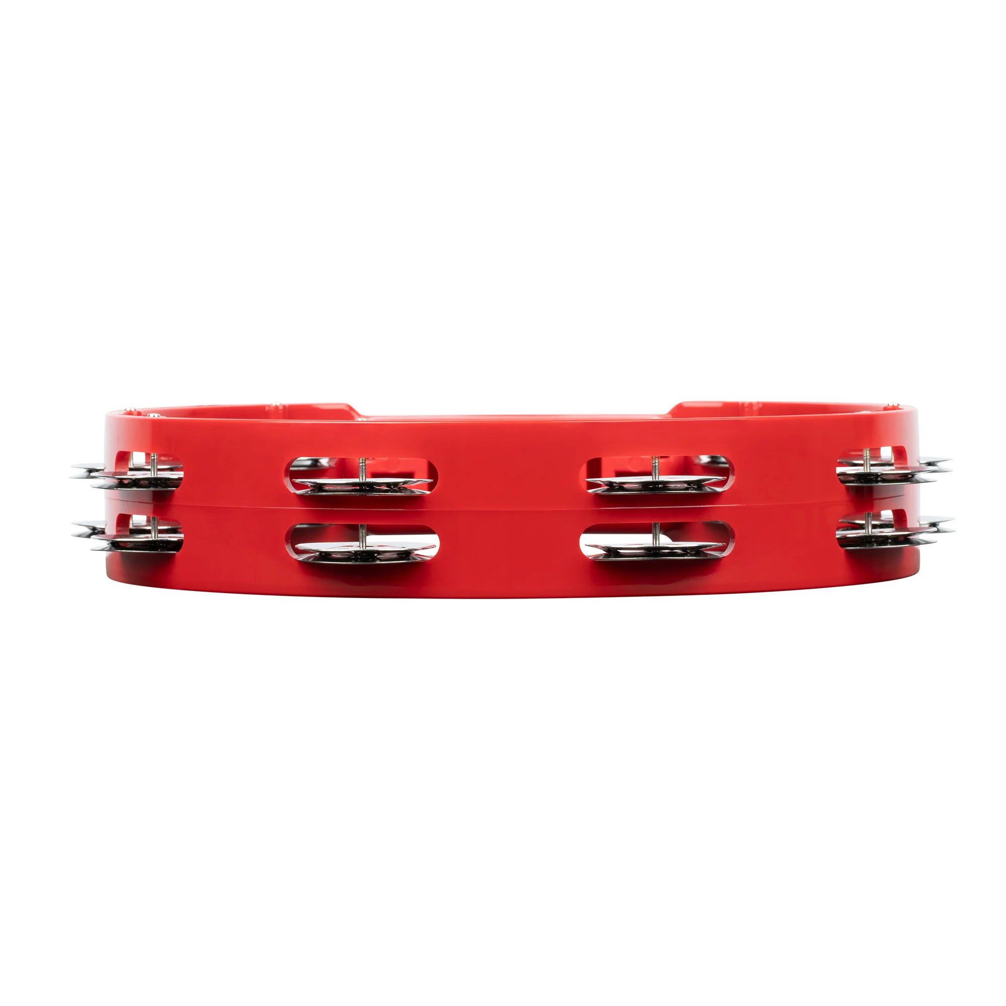 Meinl HTT10R ABS Tambourine, Red, 25cm, 1R Cymb - Image 6