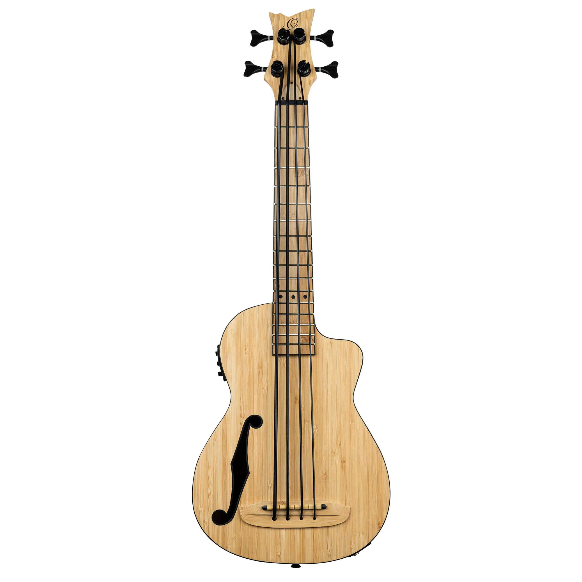 Ortega Bamboo Bass Ukulele - Image 3
