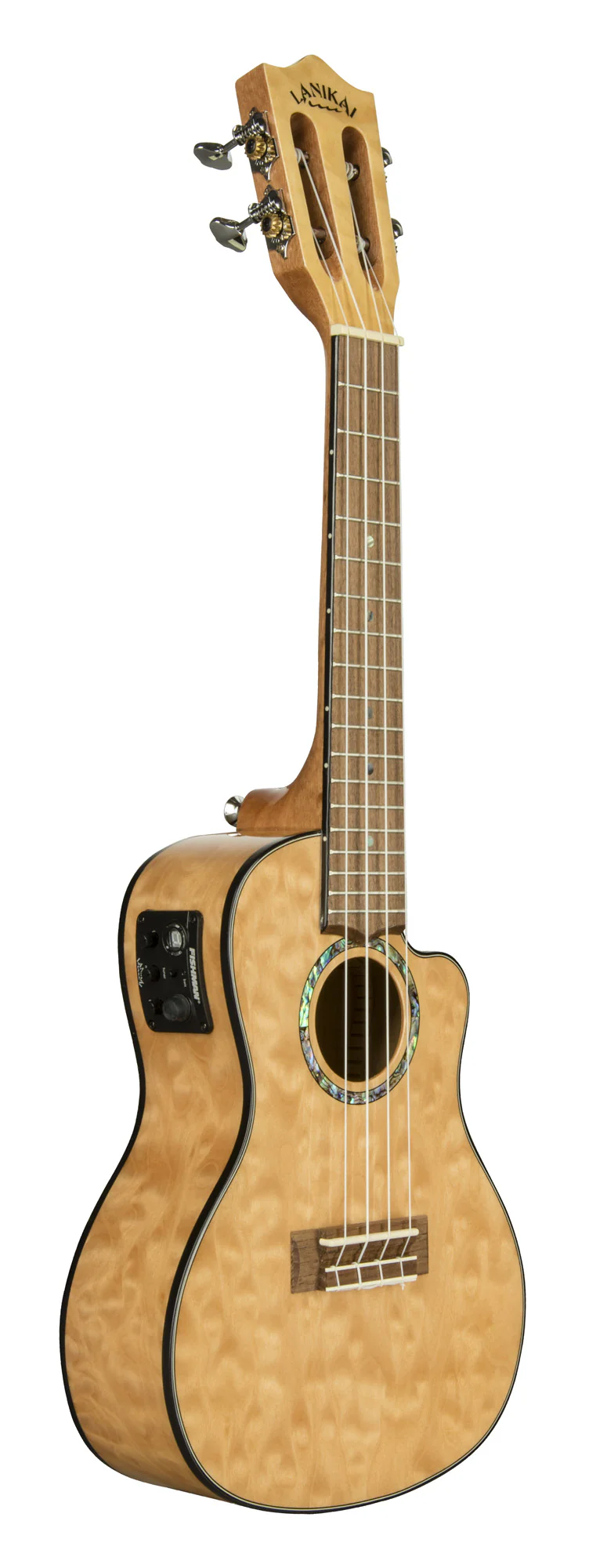 Lanikai Natural Maple Electro Concert Ukulele - Image 3