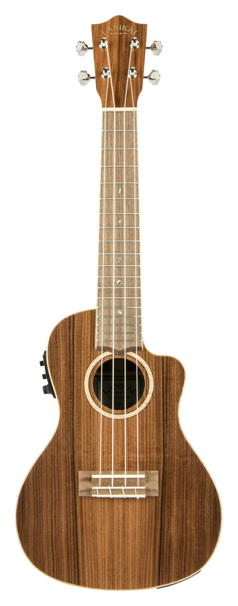 Lanikai Ukulele Concert Morado Massif Electro