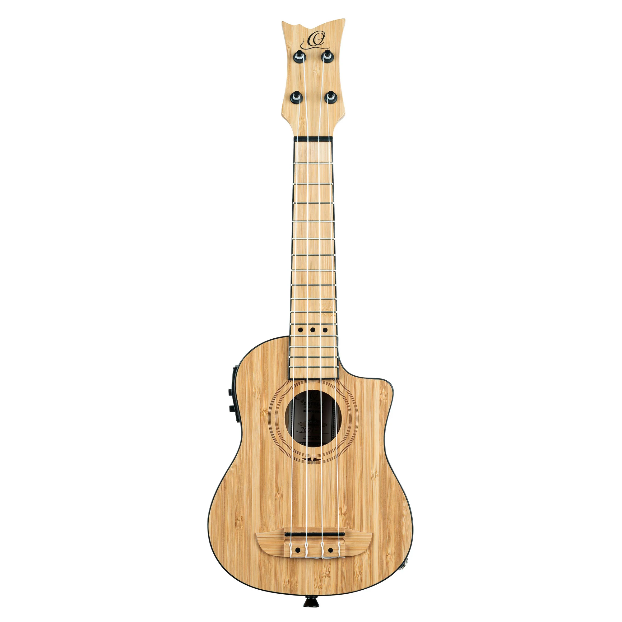 Ortega Ukulele Soprano Solid Bamboo Electro - Image 3