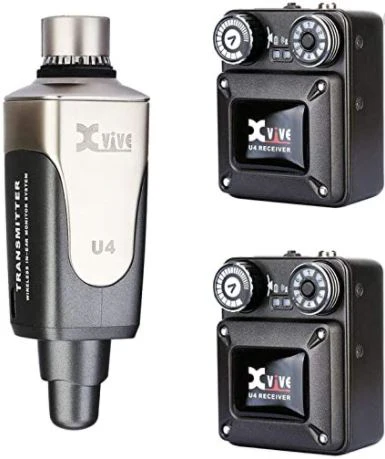 XVIVE U4R2 (1 ÉMETTEUR + 2 RECÉPTEURS) - POUR IN-EAR